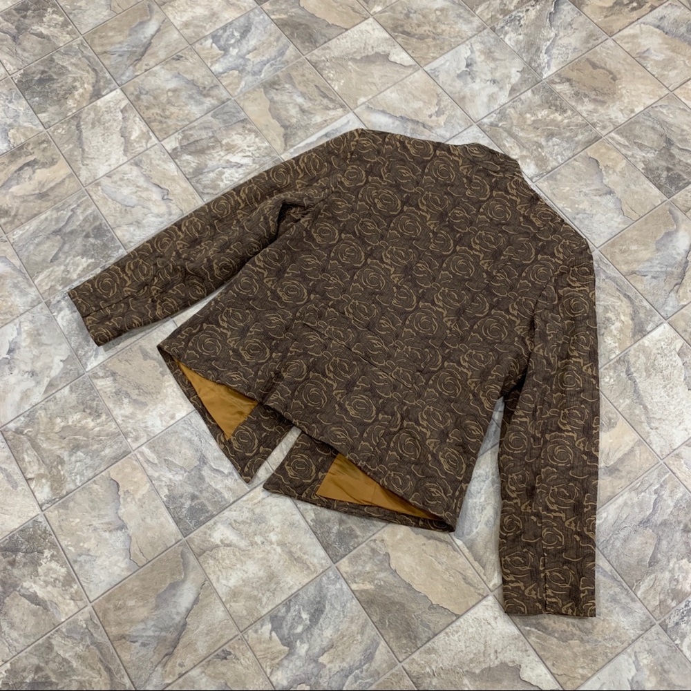 Coldwater Creek Rose Patterned Jacket - image 3